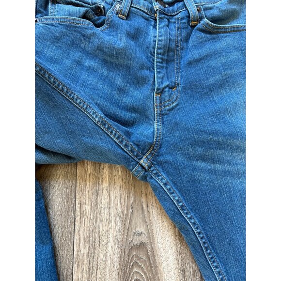 Levi's Men's Classic 505 Regular Fit Jean Straight Leg, Light Blue, Size 32X32 - Picture 3 of 9